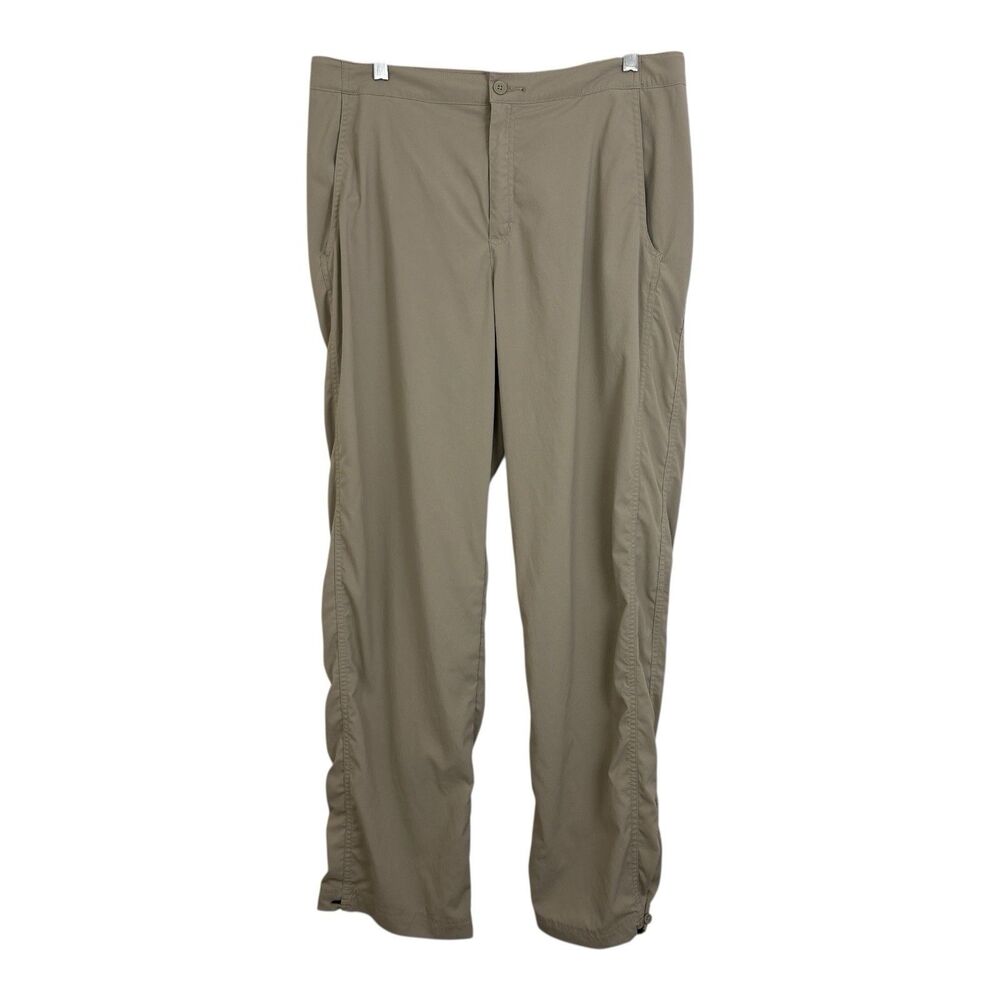 Royal Robbins Womens Hiking Pants Size 14 Khaki Full Length Outdoors